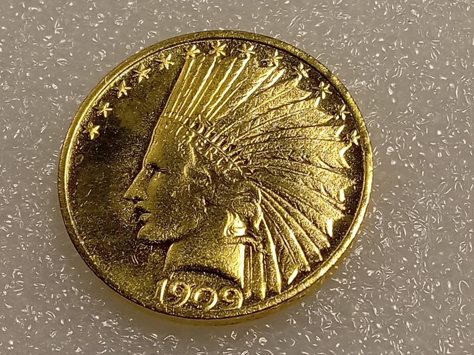 US 1909 $10 Dollars Liberty Head Coin Contemporary Restrike