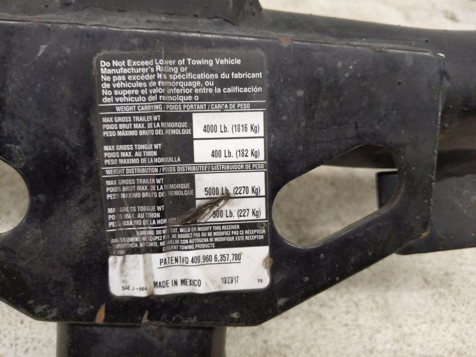 2007-2013 Acura Uhaul Mdx Tow Hitch Reciever Tow Hitch *Aftermarket