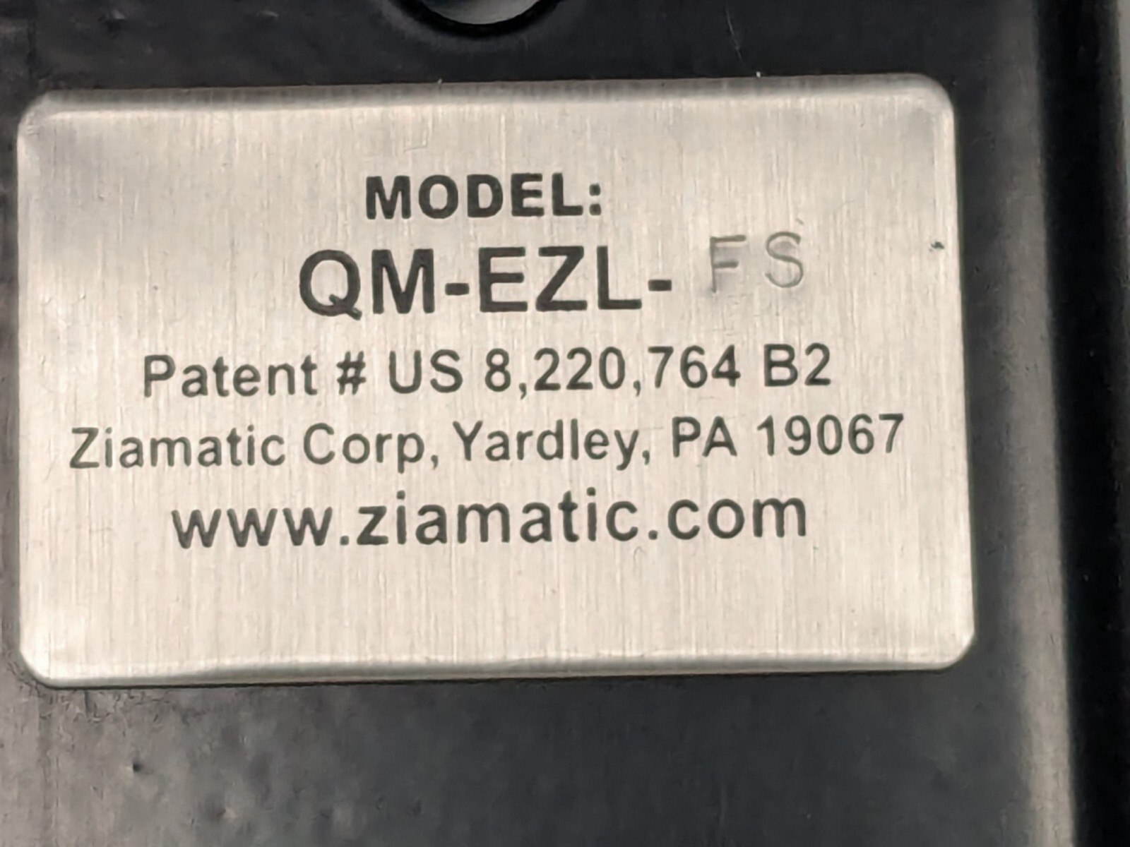 NEW ZICO Ziamatic EZ-LOC SCBA Tank Bracket with Pull Release QM-EZL-FS