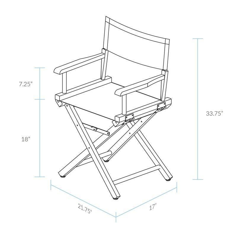 Portable Director Chair Wooden Frame Foldable Easy Transport Indoor Outdoor New