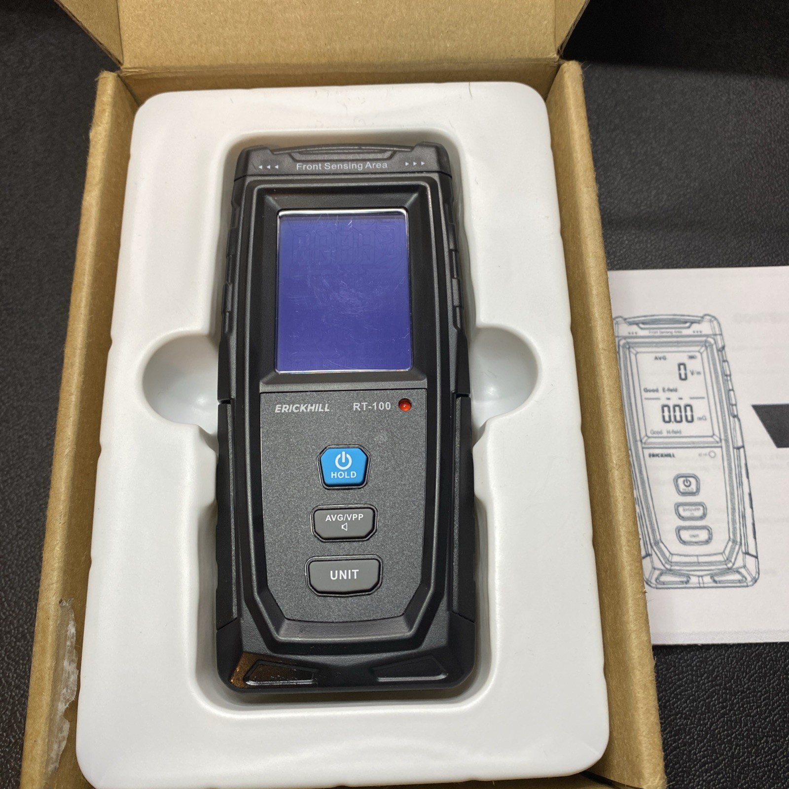 ERICKHILL EMF Meter Detects Electric and Magnetic Fields Handheld Digital EMF