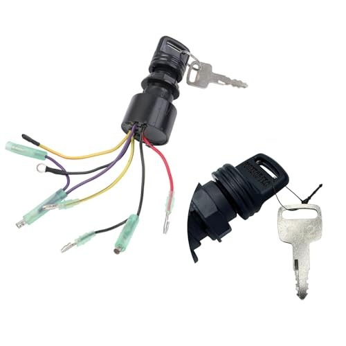 87-17009A5 Boat Ignition Switch Ignition Switch W Key for Mercury 87-17009A5