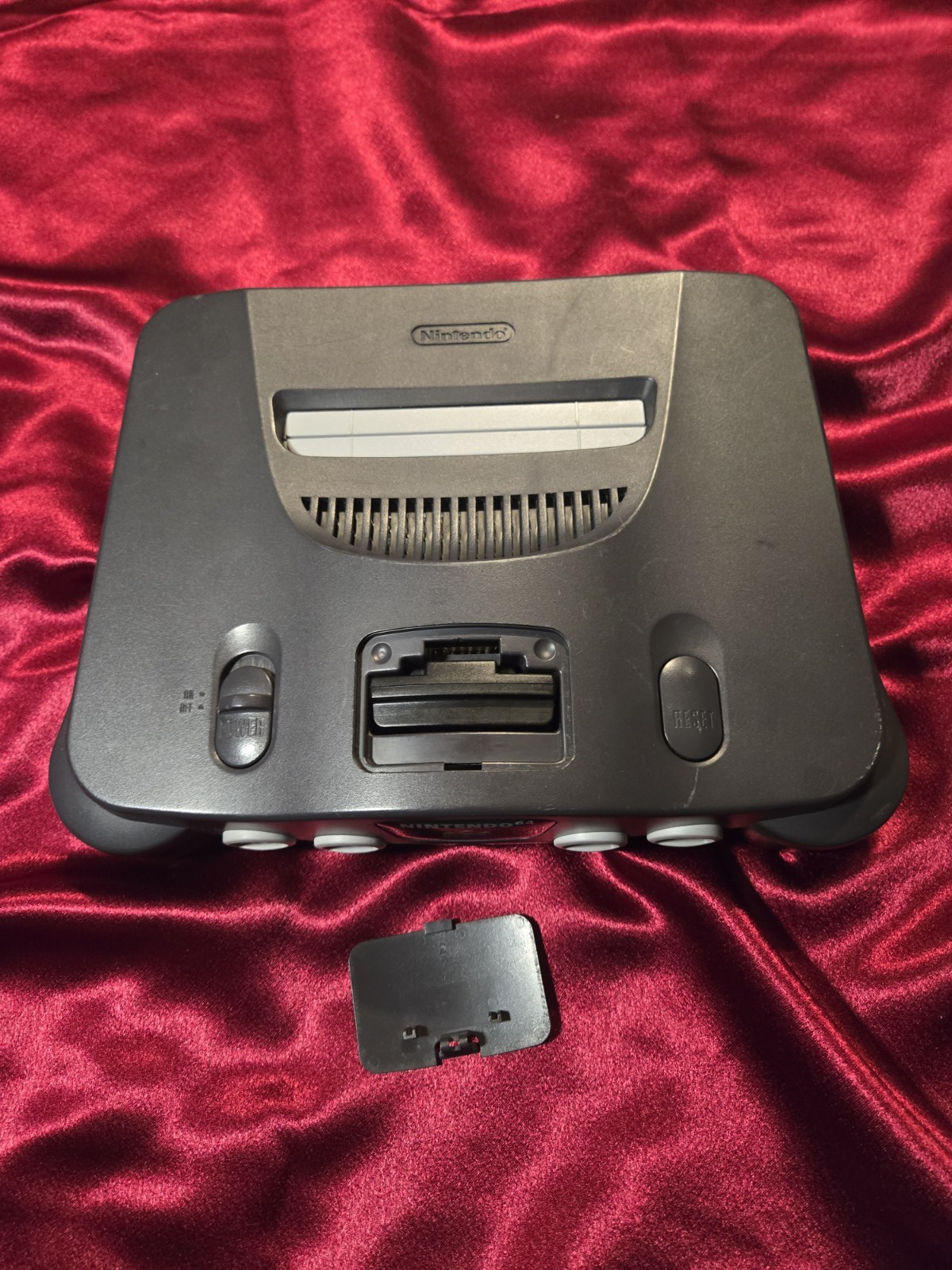 Nintendo 64 N64 Console Black System Bundle with Yellow Controller and Cables