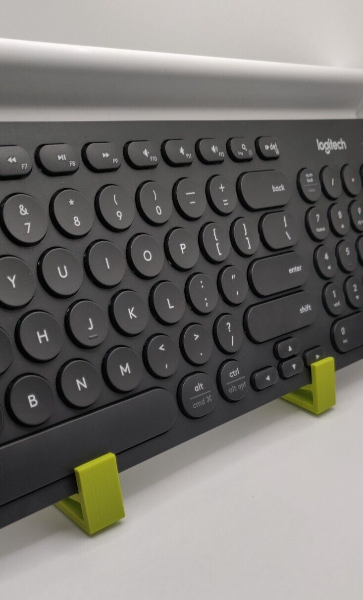 Wireless Keyboard Display Stand (also works with Tablets, Phones) Custom Colors!