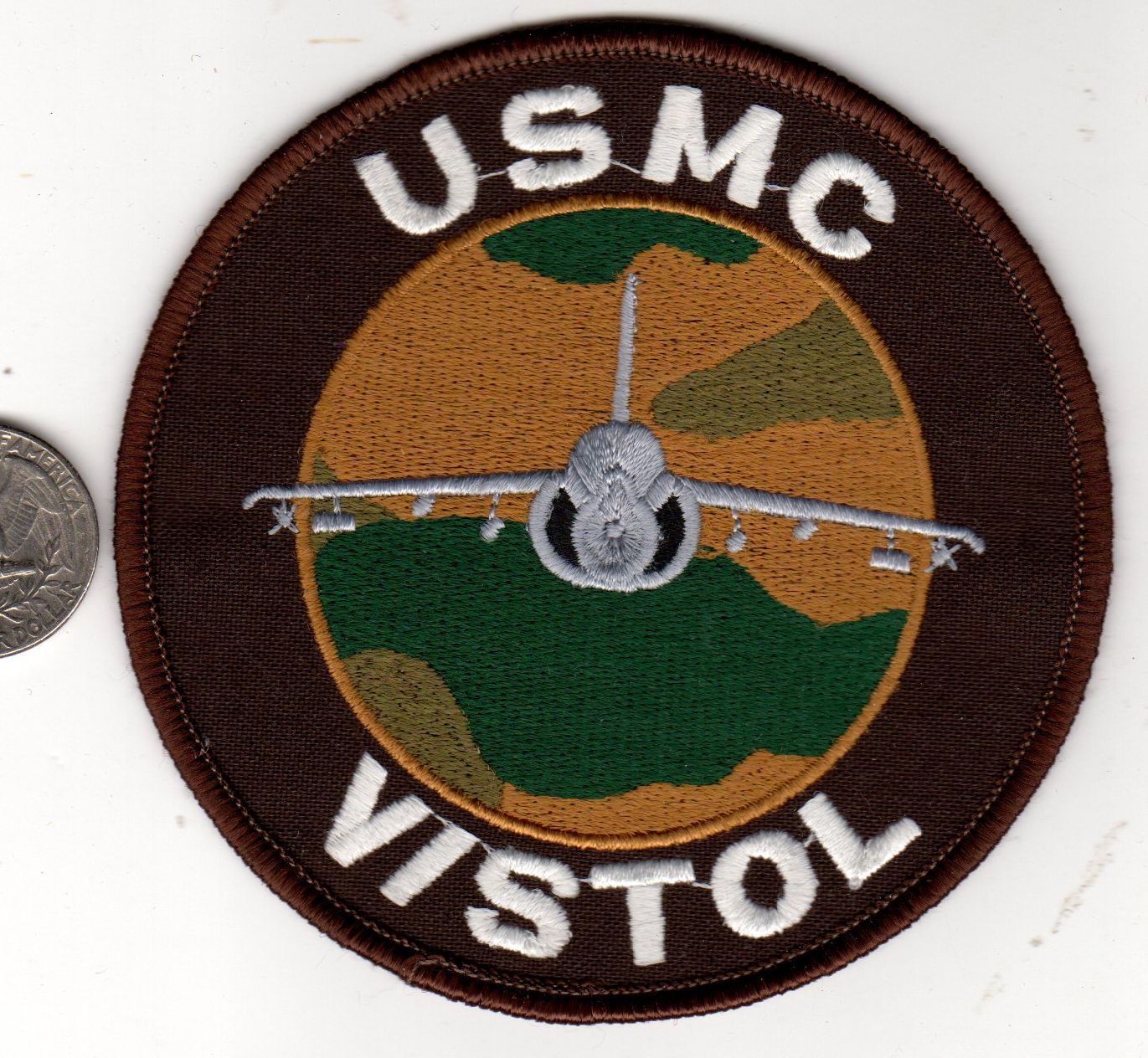 US Marine Corps Squadron USMC VISTOL Patch Naval Aviation Air Ground Attack wing