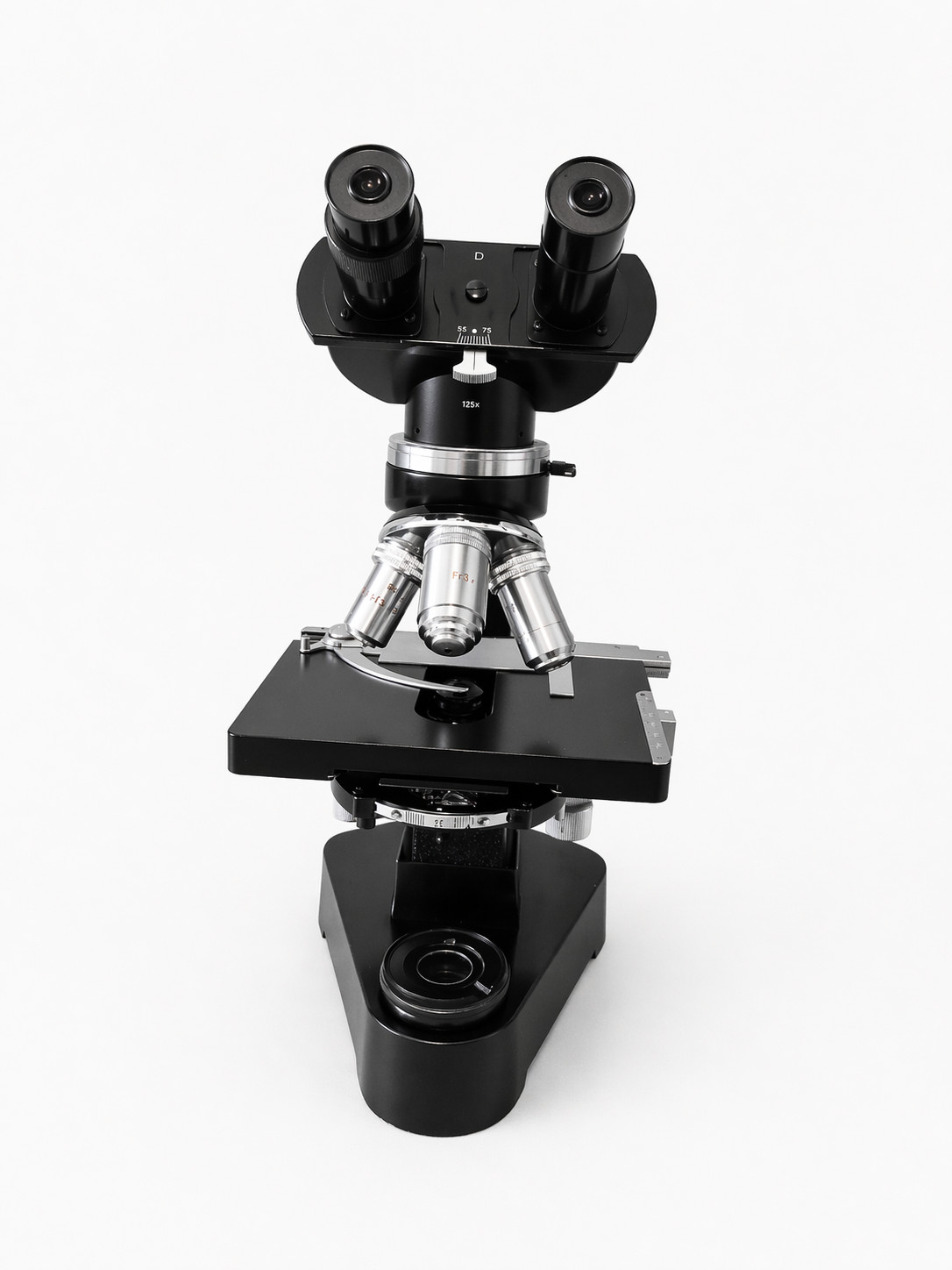Vintage Leitz Wetzlar Phase Contrast Compound Microscope Tested Optics