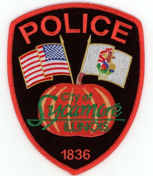 ILLINOIS IL SYCAMORE POLICE NICE SHOULDER PATCH SHERIFF