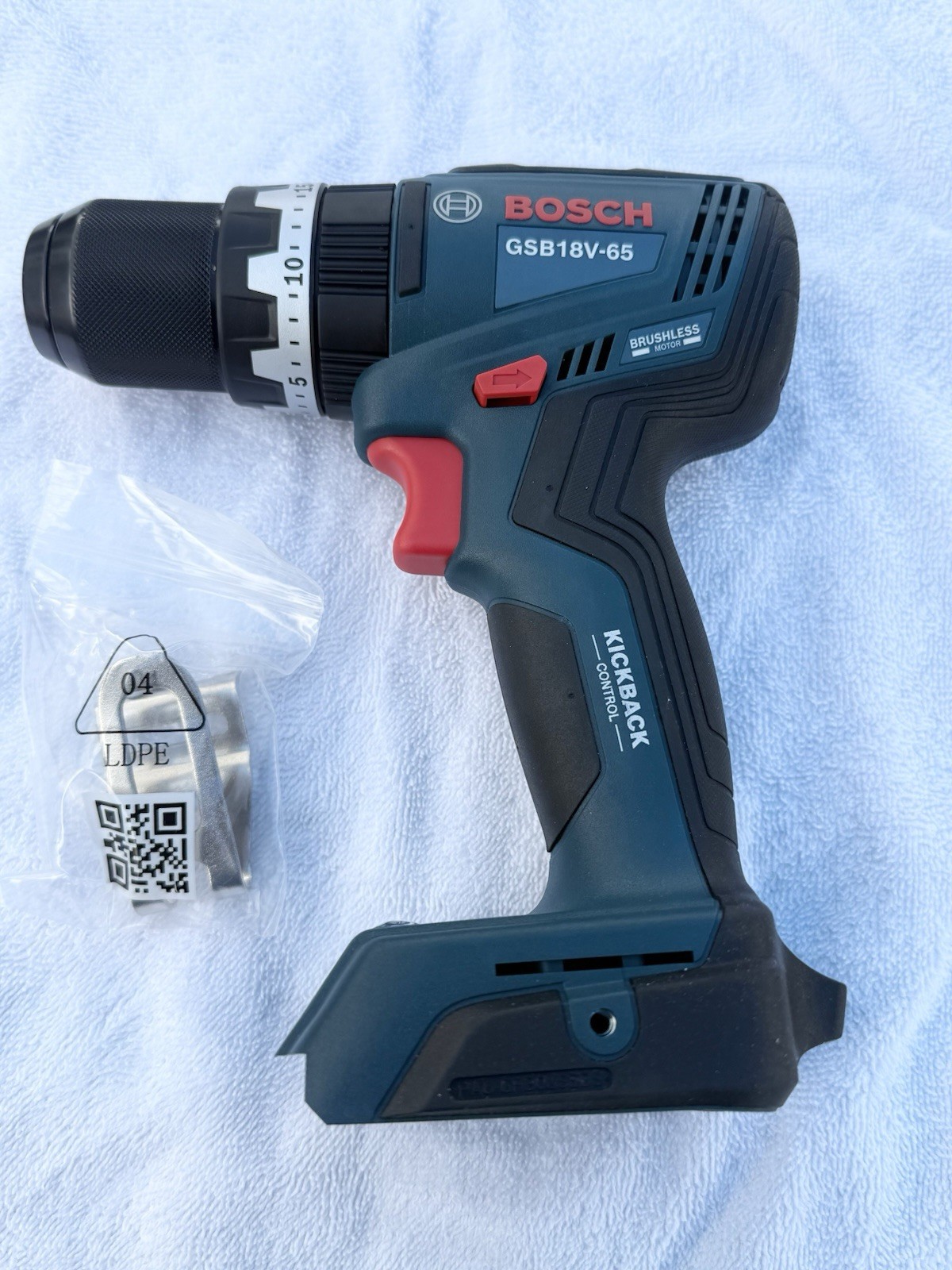 Bosch GSB18V-65 18V Cordless Hammer Drill Driver Brushless  (Bare Tool)