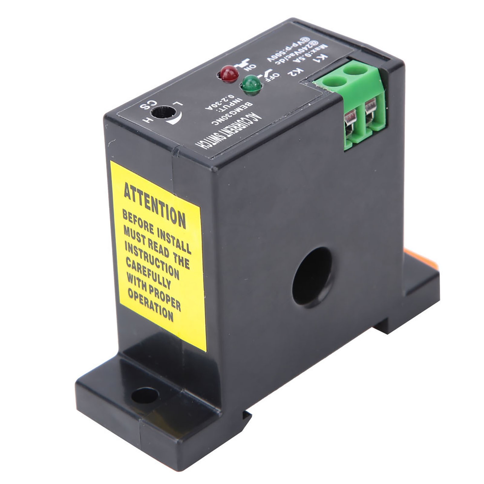 NEW Flameproof Adjustable AC Sensing Switch 0.2~30A Self Powered Sensing