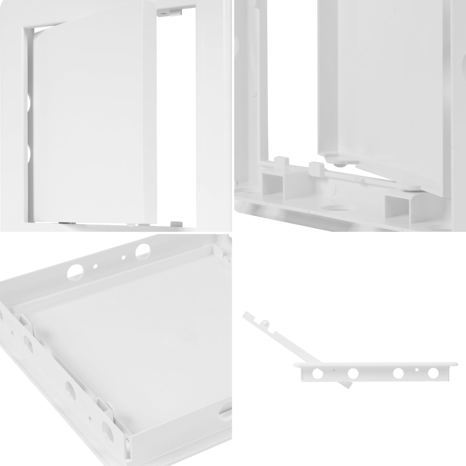 8 x 16 Access Panel for Drywall and Ceiling – White ABS Plastic Door Panel, W...