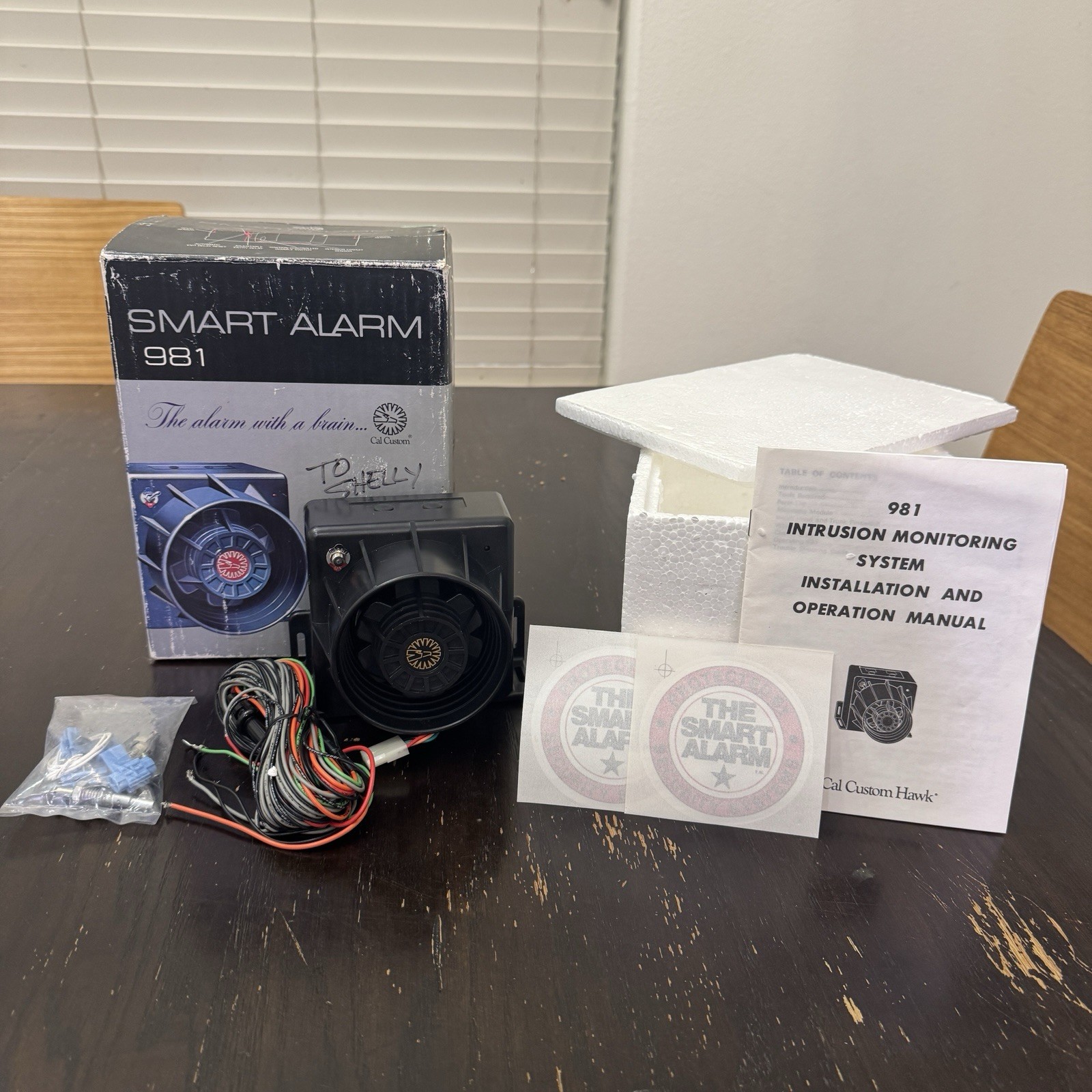 1984 Cal Custom Hawk The Smart Alarm Intrusion Monitoring System 981 Car Alarm