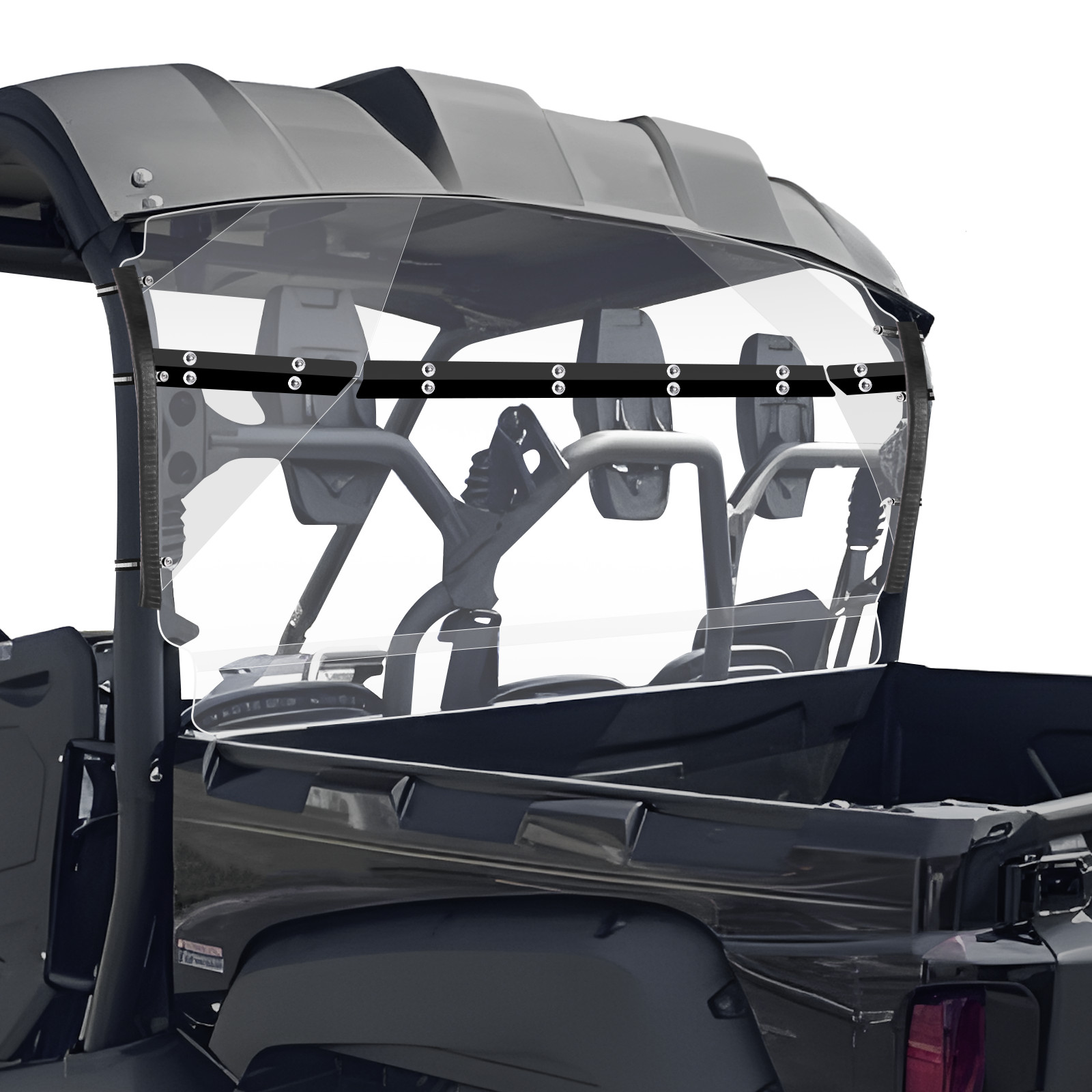 Rear Windshield For Yamaha Viking 700 2013-2025 Clear Back Window 3 Seats