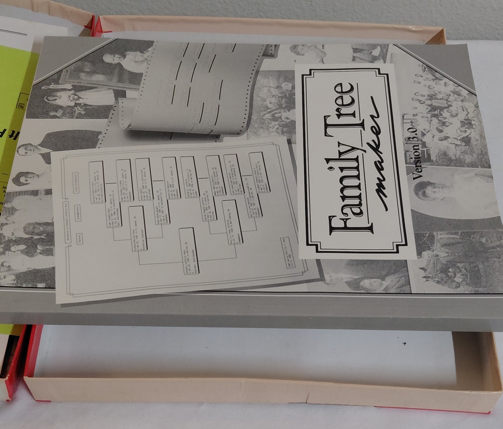 Family Tree Maker Version 4.0 Genealogy Software Vintage PC Program Complete Box