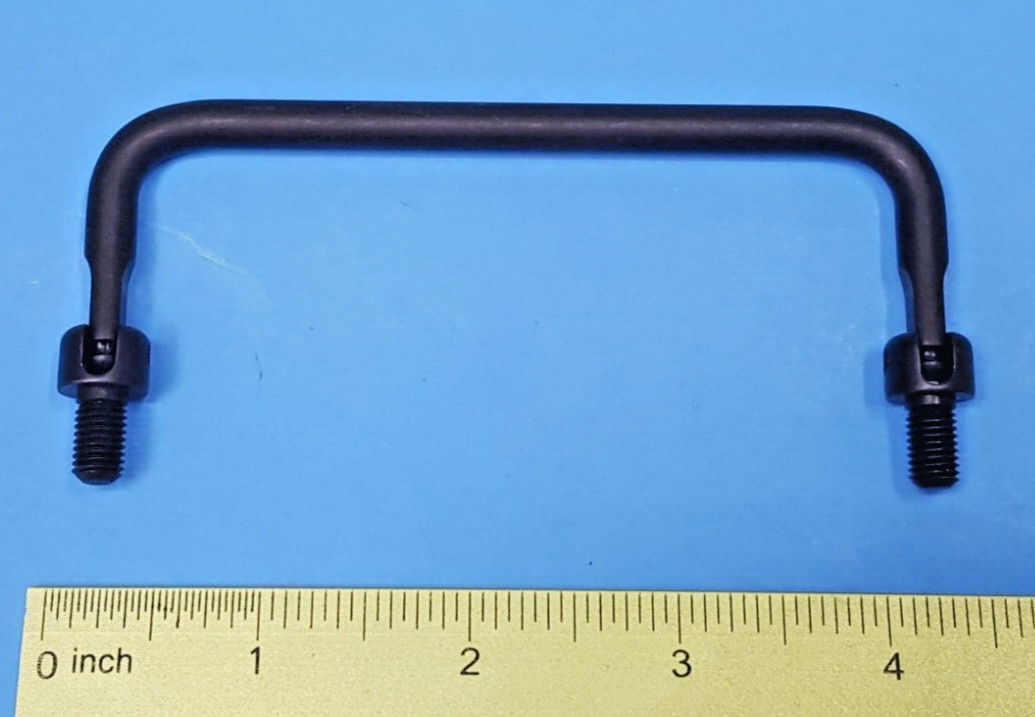 (4 PCs) CABINET HANDEL BAR, FLEXIBLE, 4 1/4 INCH , BLACK