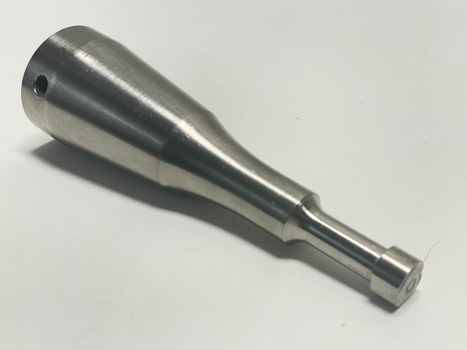 Branson 30kHz Ultrasonic Titanium Round Horn, 1.5" x 5.25", 3/8"-24 Thread