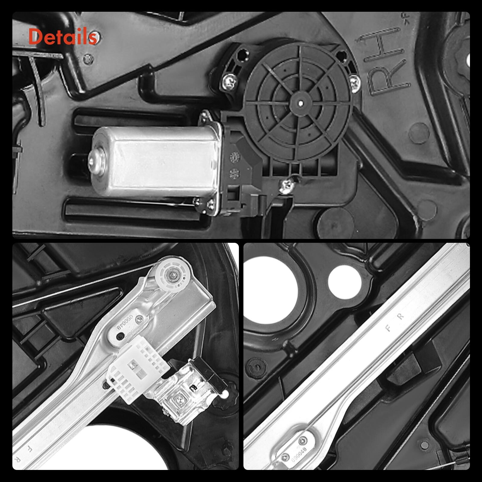 Front Passenger Power Window Regulator w/ Motor & Panel for Kia Optima 2011-2013