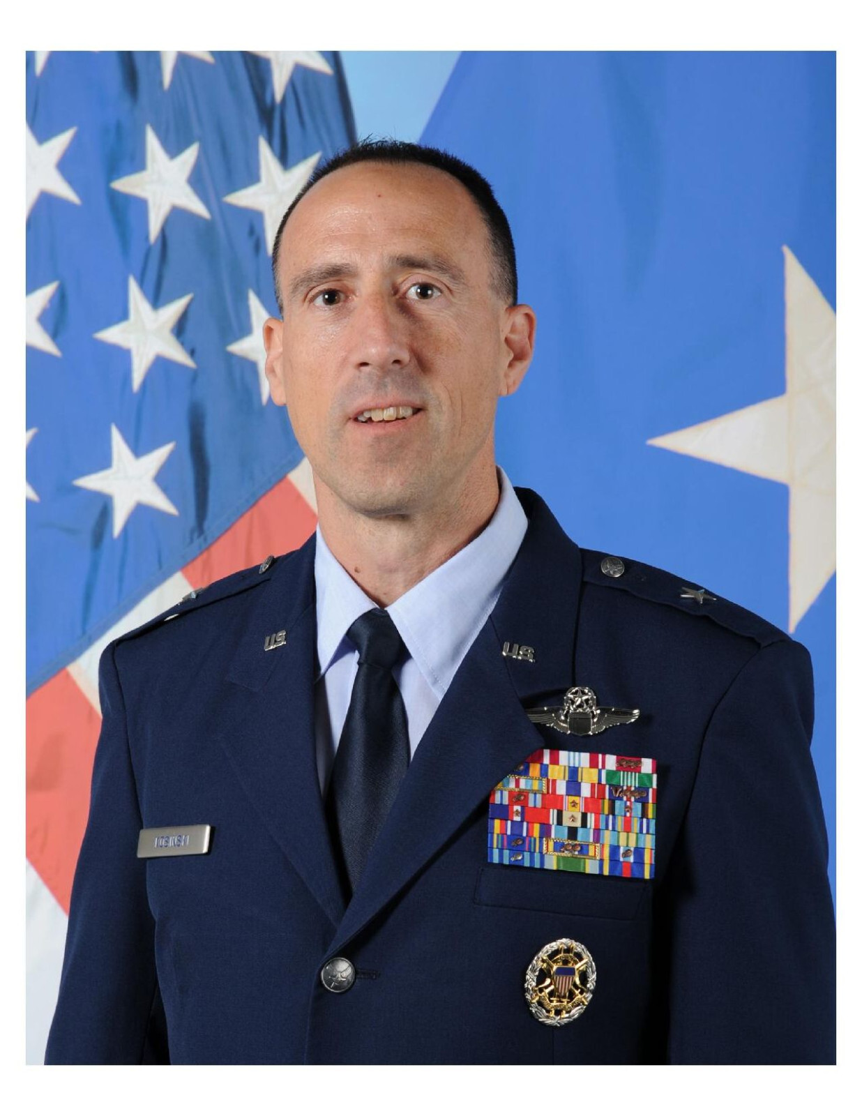 United States Air Force General Leonard J. Kosinski 8x10 Photo #3 On 8.5" x 11"