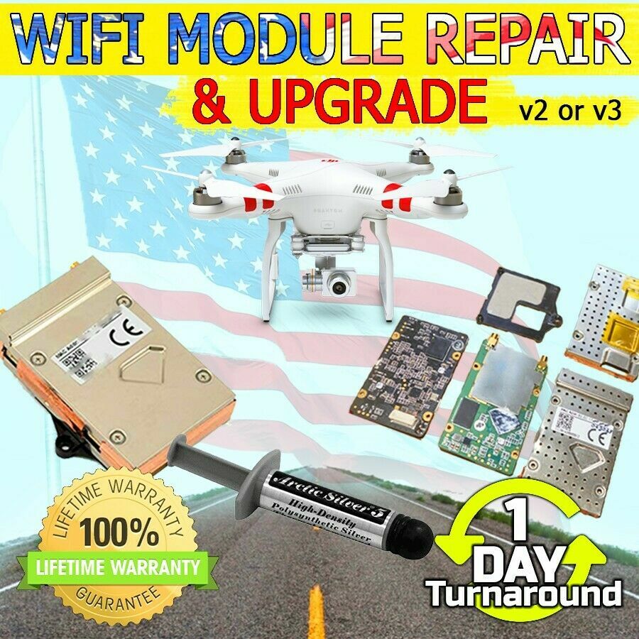 Repair Service for DJI Phantom 2 Vision+ Plus Video Transmission WiFi Module FPV