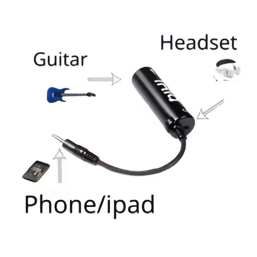 Guitar Interface Converter Replacement Guitar for Phone for A7Q68944