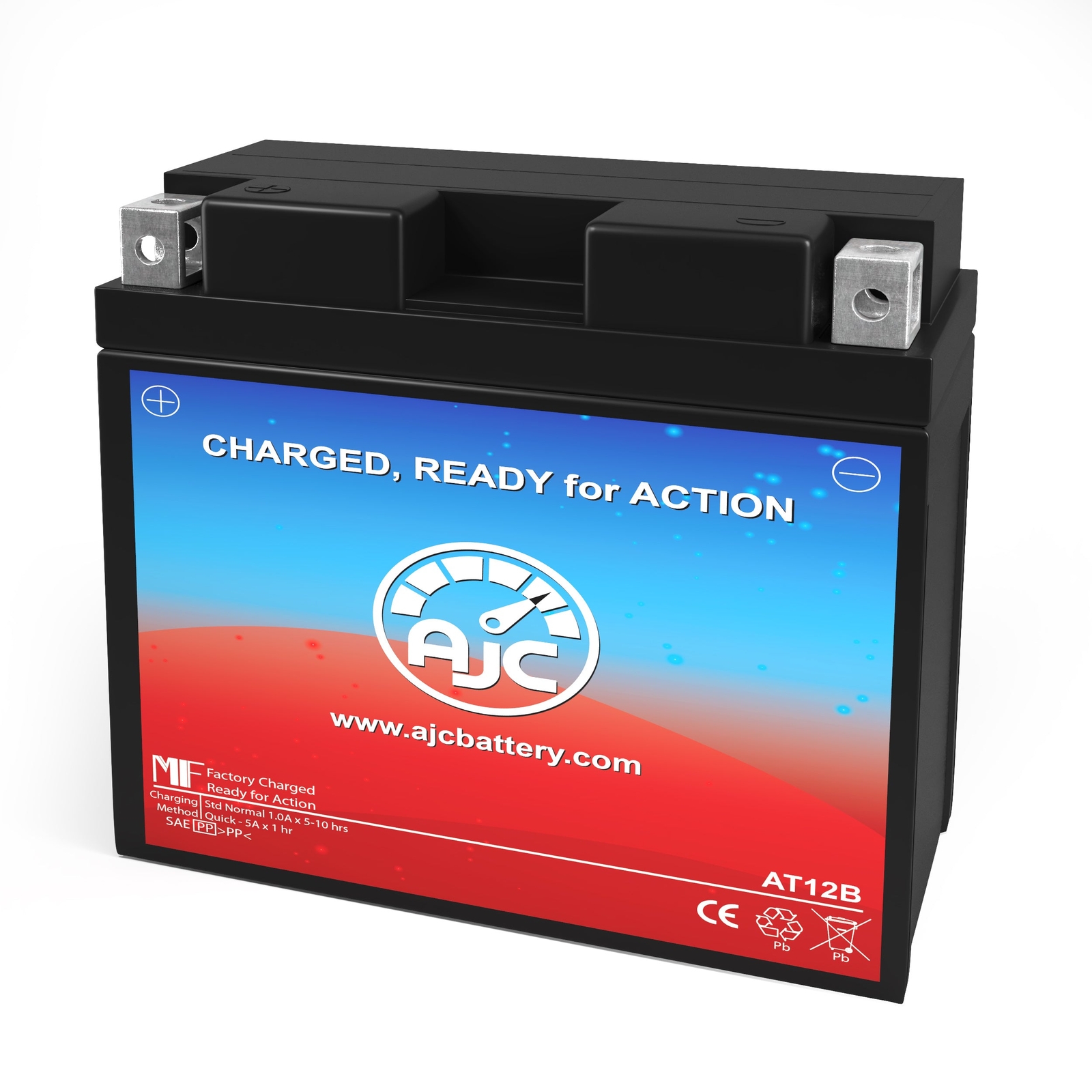 AJC Battery Compatible with Ducati Diavel Strada 1198CC Motorcycle (2013-2014)