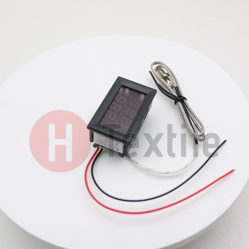 K-type Thermometer Temperature Sensor Probe Tester Fahrenheit Digital Dual LED