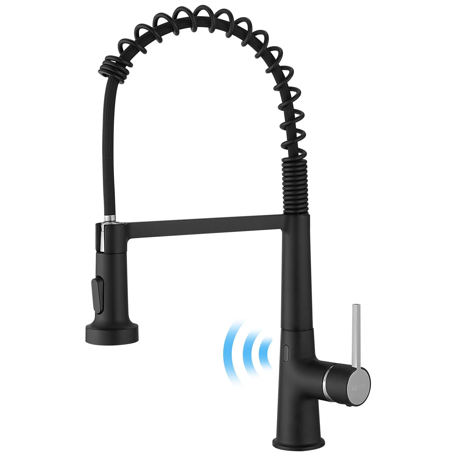 Touchless Kitchen Faucet with Pull Down Sprayer, Sensor Smart Hands-Free Sing...