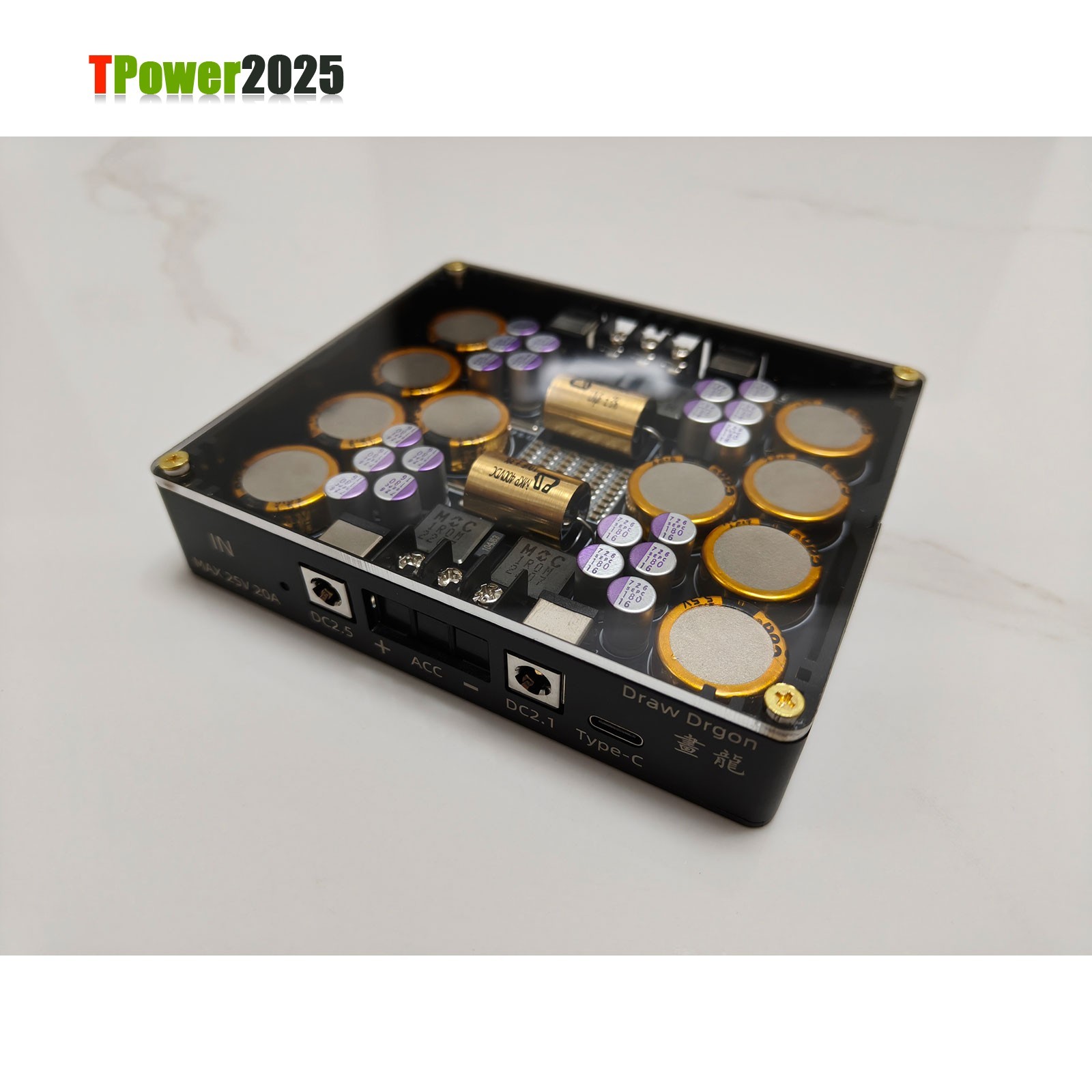 V2 25V 20A HiFi Power Supply Purifier High Dynamic Electric Processor for Linear