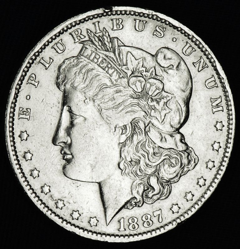 1887-o  Morgan Silver Dollar.High Grade (Inventory A)
