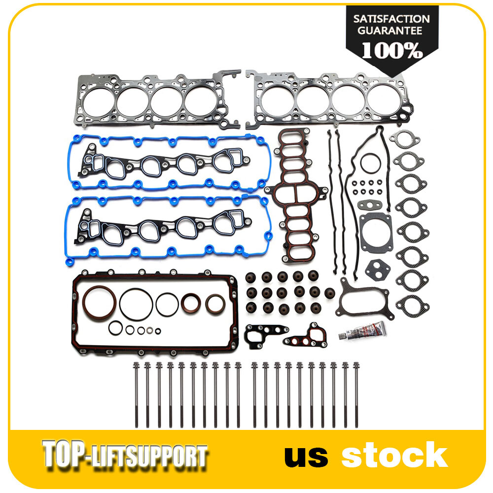For 97 98 99 Ford Expedition F250 4.6L SOHC VIN 6 Full Gasket Bolts Set