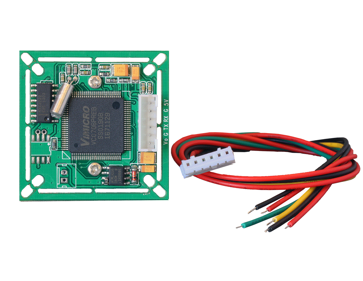 C429-L28 JPEG Compression VGA Camera Module WITH IR-CUT filter mounted on sensor