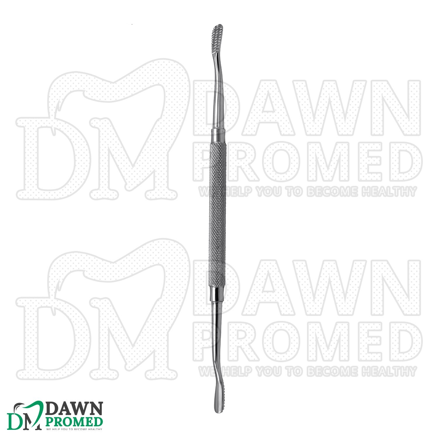 3 Pcs Dental Bone File #12CA Double Ended 7" Surgical Dentist Instruments