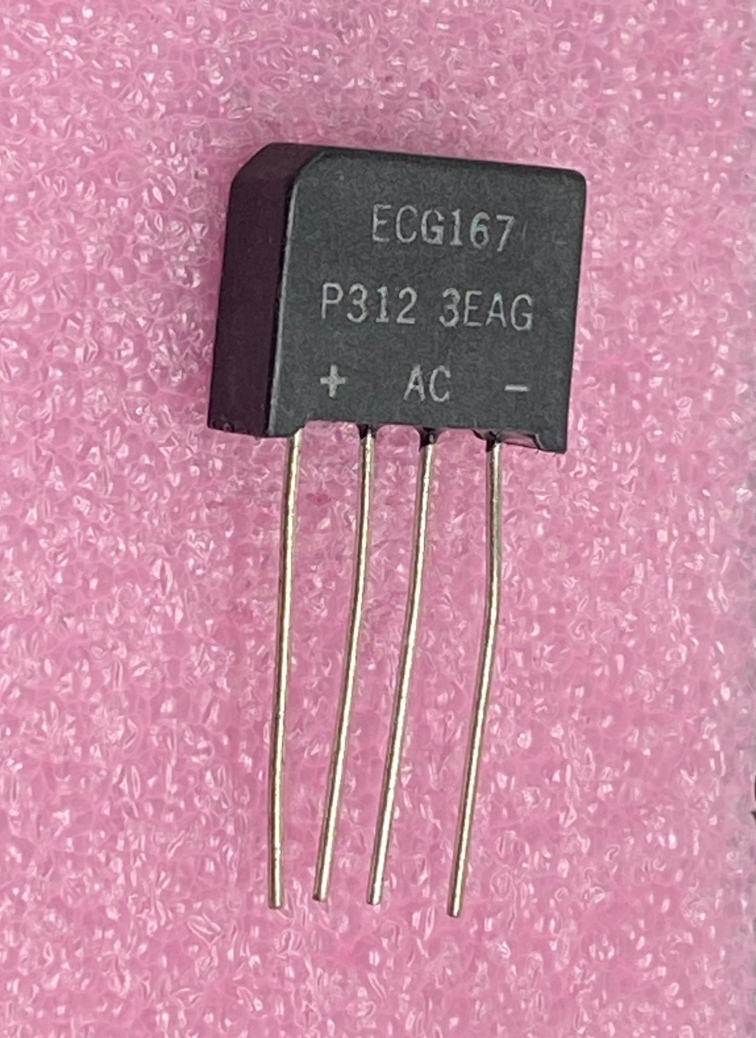 ECG Bridge rectifier Si ECG167 200PRV/2A