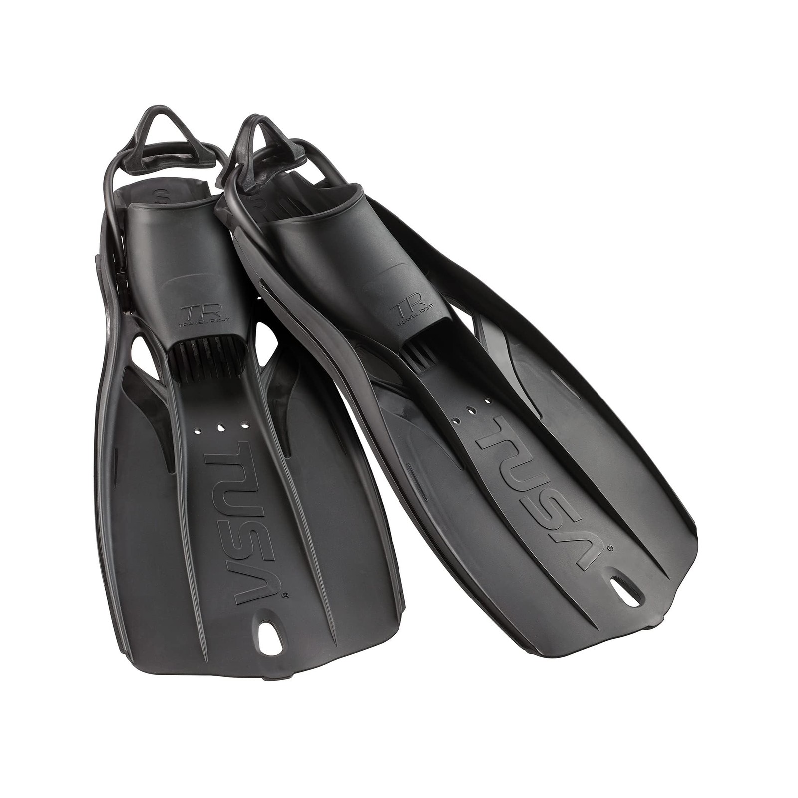 TUSA SF-0110 Travel Right Scuba Diving Fins Black Large