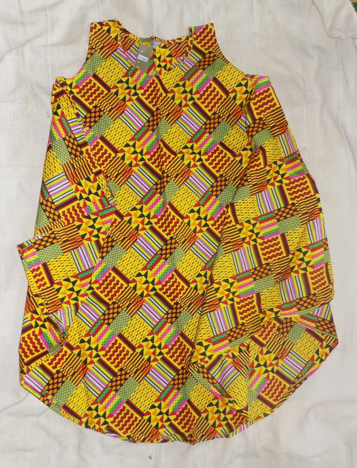 African Print Umbrella Dress or Top Sunshine Kente summer ethnic tribal ud1