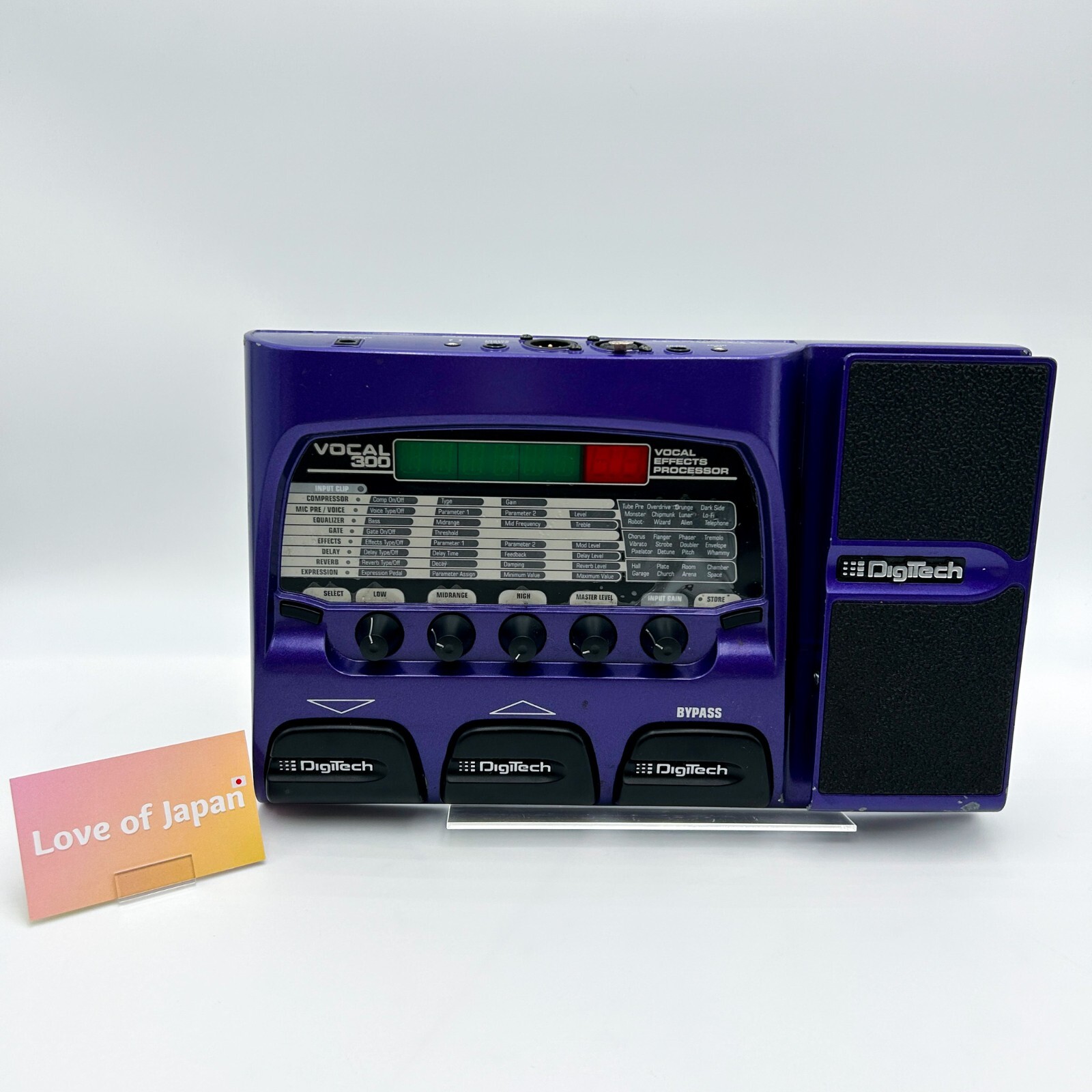 Digitech Vocal 300 Vocal Effects Pedal Good Tested Condition