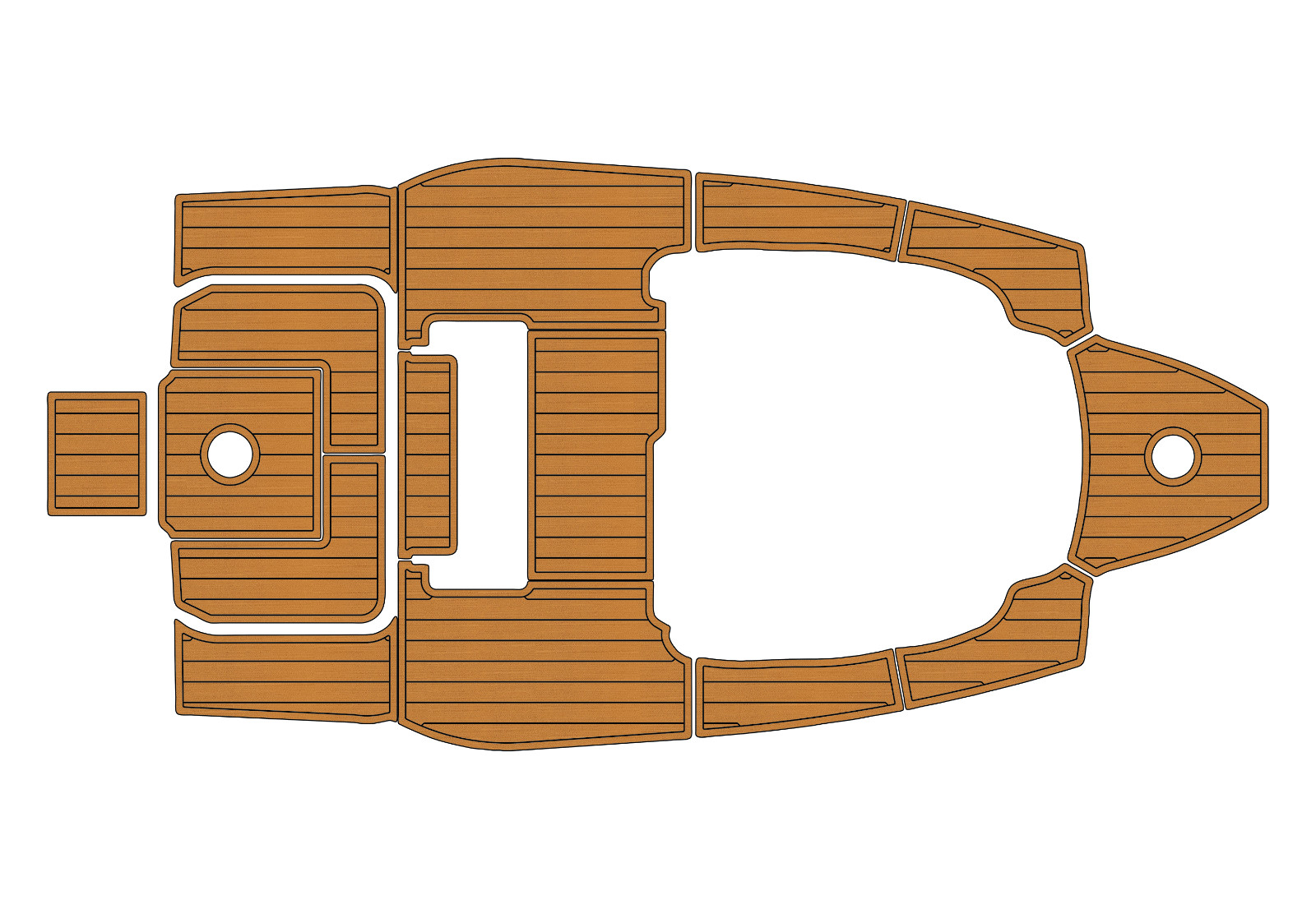 2021-2024 Karnic SL 601 Anti-slip mat Custom EVA faux teak marine deck flooring