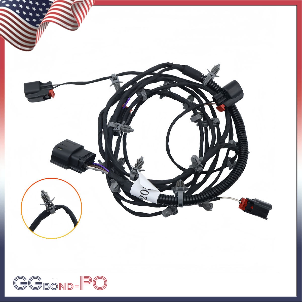 84075205 For Chevrolet Camaro 2016 2017 2018 Front Fog Light Wiring Harness