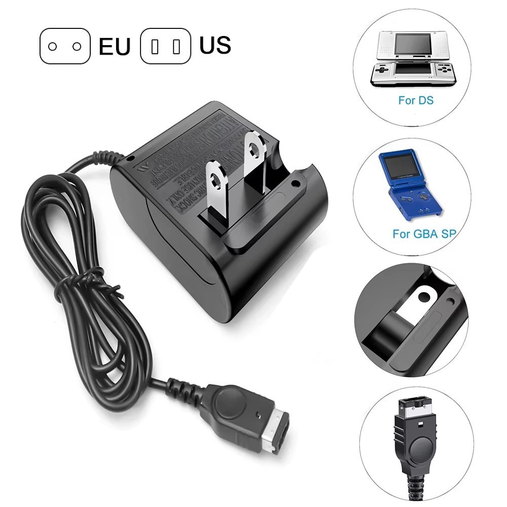 New Wall Adapter Charger Cable For Nintendo DS Game Boy Advance GBA SP NTR-002