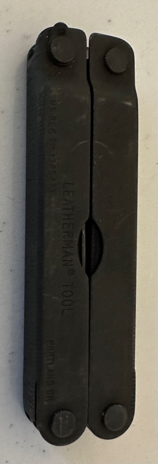 Leatherman 1992 Black Multi Tool With Leather Sheath Barely Used