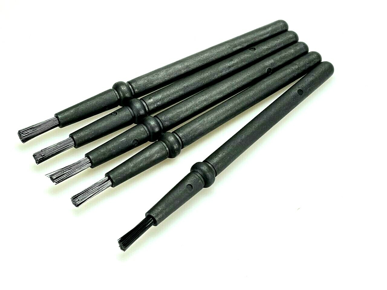 5Pcs Black Plastic Handle Anti Static ESD Brush for PCB Logic mother board clean