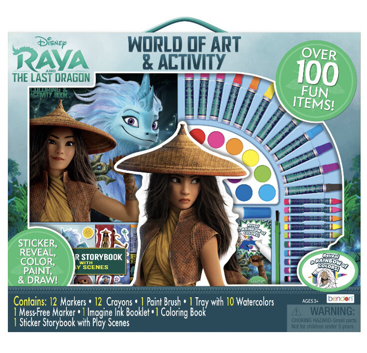 Raya and the last Dragon￼ LARGE World of Art and Activity Set With Imagine Ink.