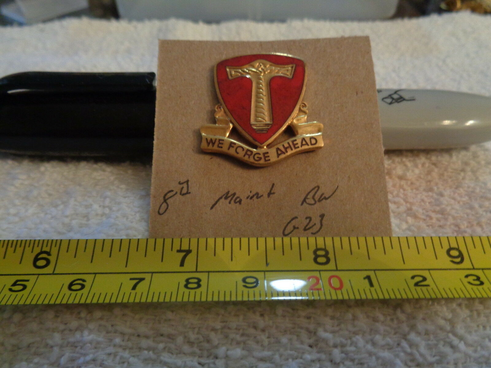 8th Maintenance Battalion G23 Unit Crest, DI, DUI (DRAW#R16)