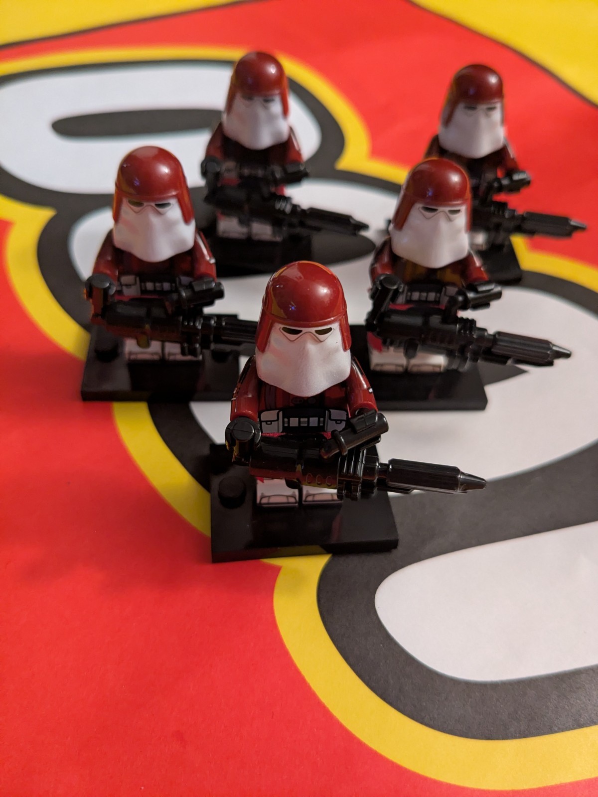 Quantity 5x Custom Lego Galactic Marine Clone Trooper 21st Nova Corps.
