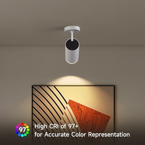 9W LED Ceiling Spotlight Indoor – Adjustable Surface Mount Dimmable White