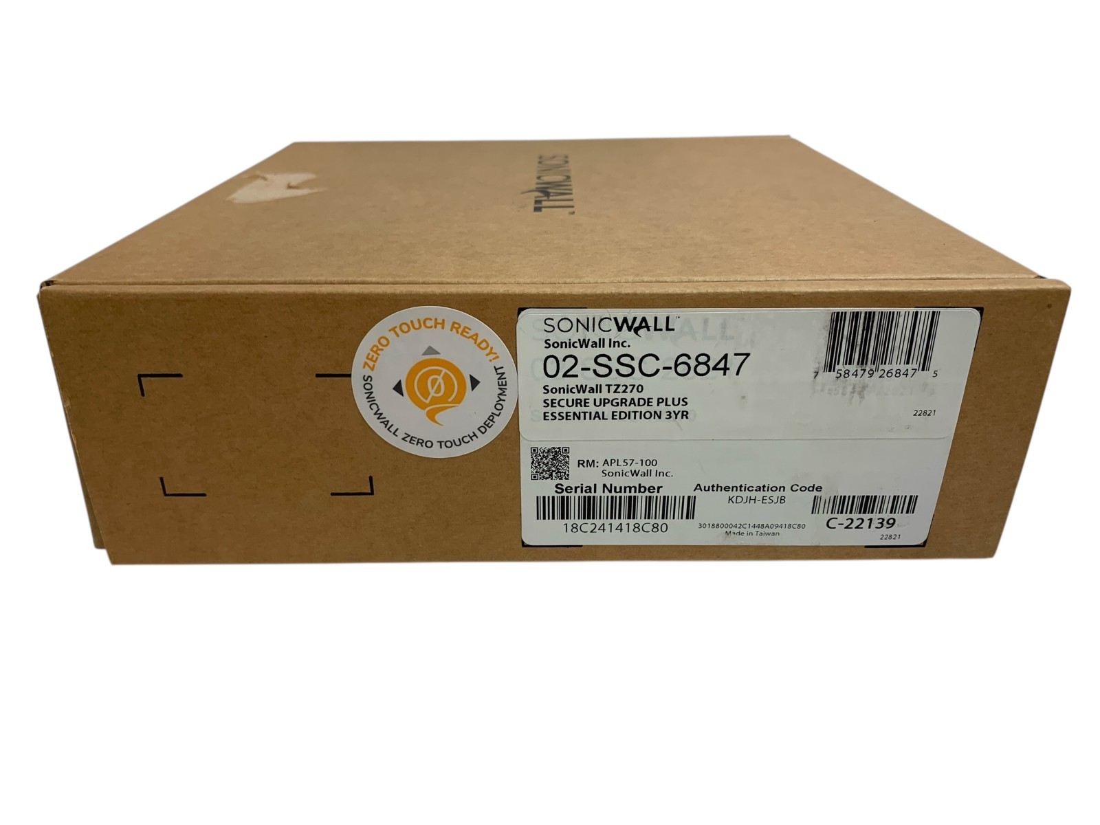 SonicWALL SOHO 250 APL41-0D6 Firewall Network Security Unit Sealed