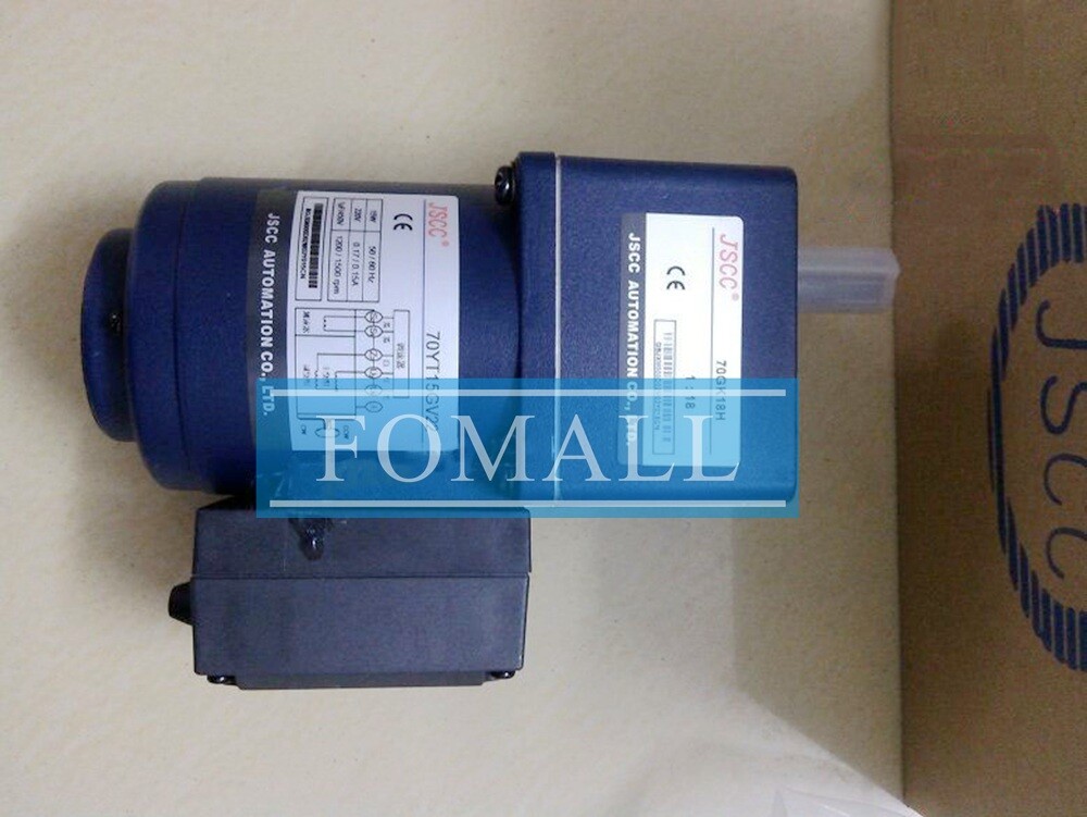 1Pcs New Single-phase motors 70YT15GV22+70GK18H 15W 220V