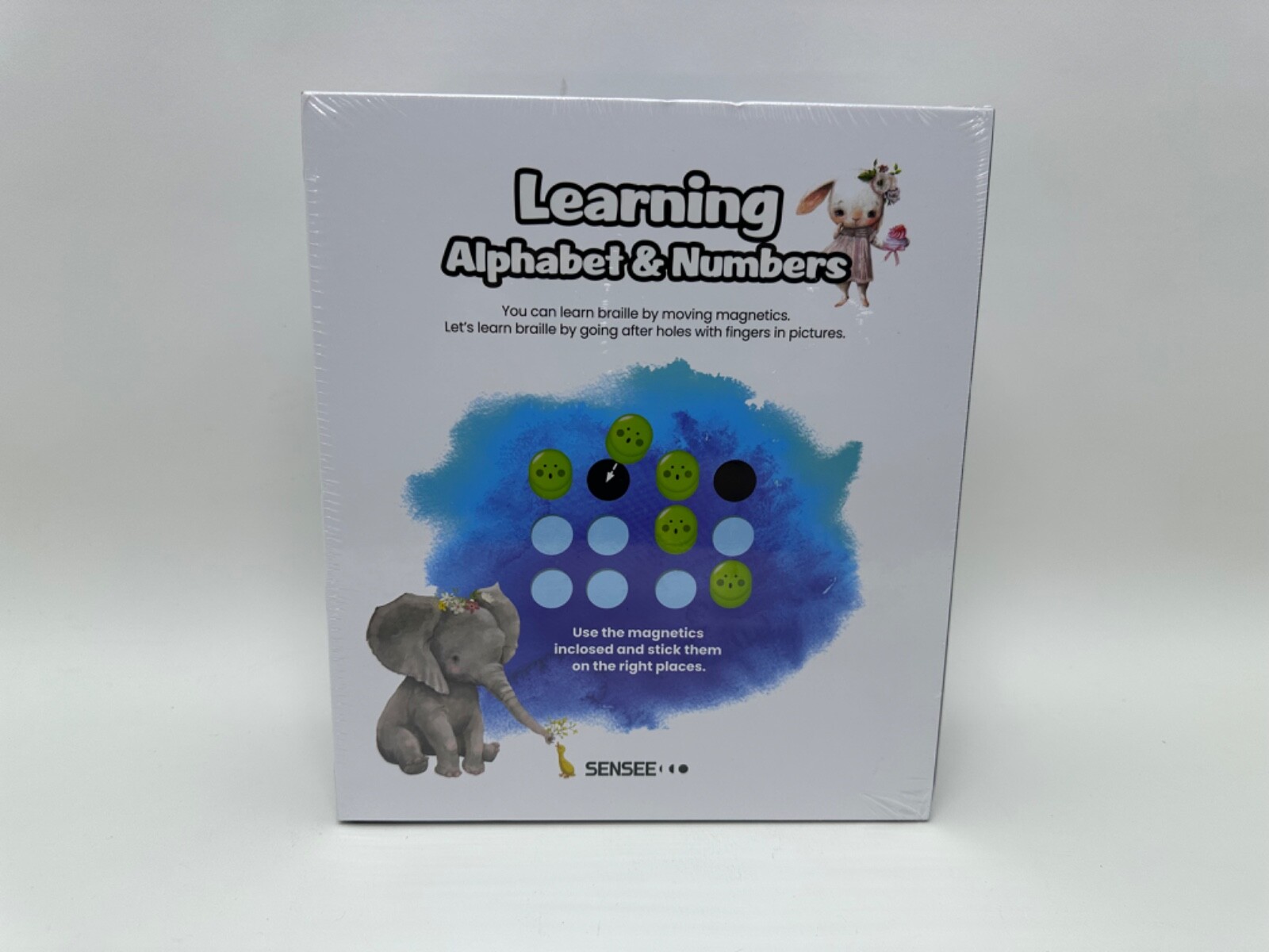 Braille Learning Kit -  Learning Alphabet and Numbers in Braille  Braille book