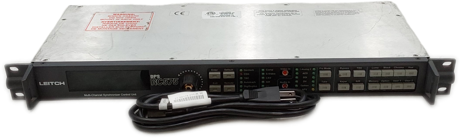 Leitch DPS RC575 Multi-Channel Synchronizer Control Unit
