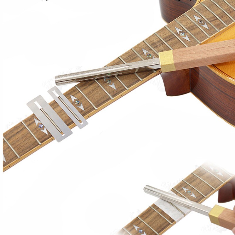Guitar Fret Crowning File Fretboard Diamond Coating Repairing Dressing Tool