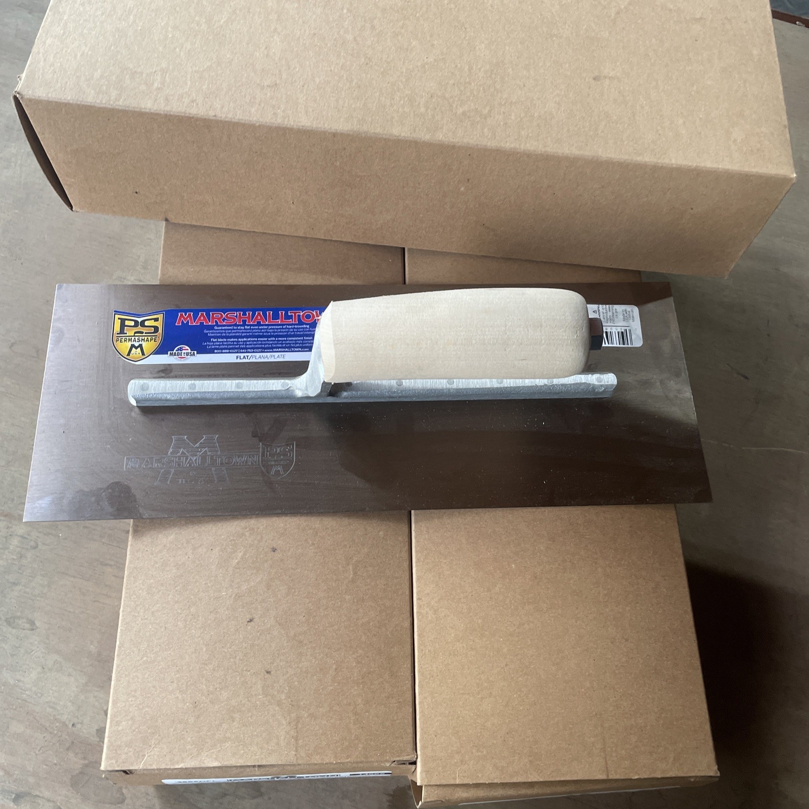 Marshalltown MXS13 Plasterer's Finishing Trowel Wooden Handle 13 x 5in (3pcs)